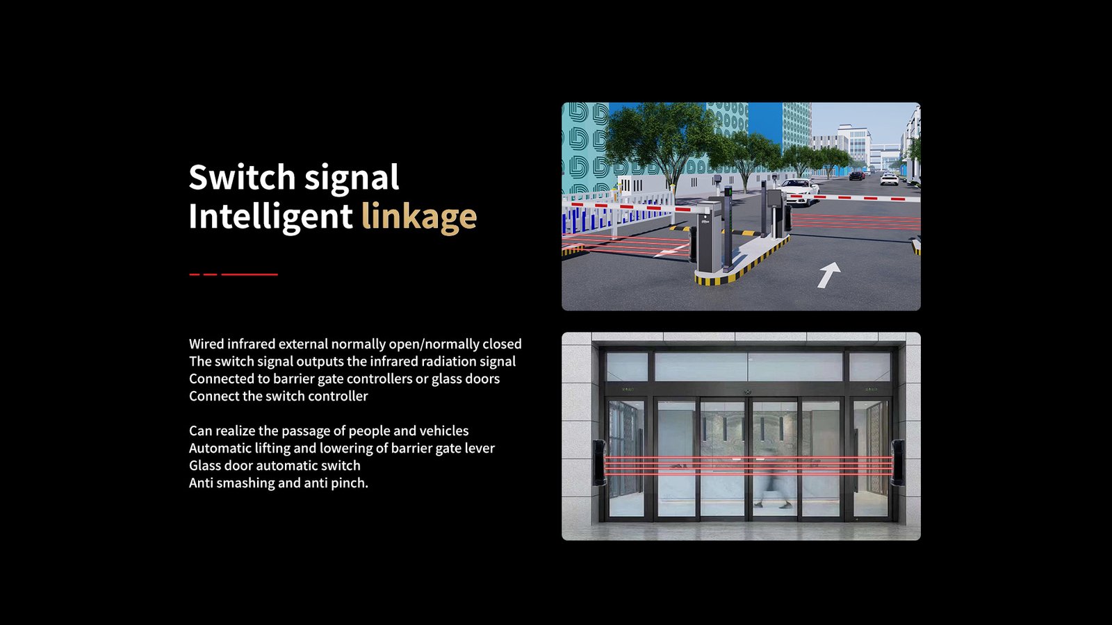 4 beams digital active infrared detector 10