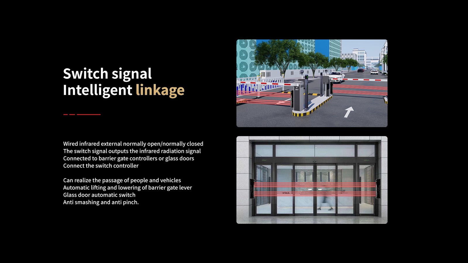 6 beams digital active infrared detector 10