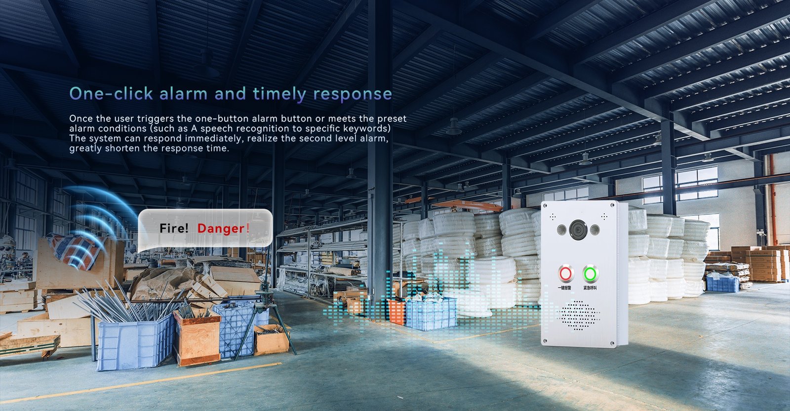 EM07C One click intercom visual terminal device 6