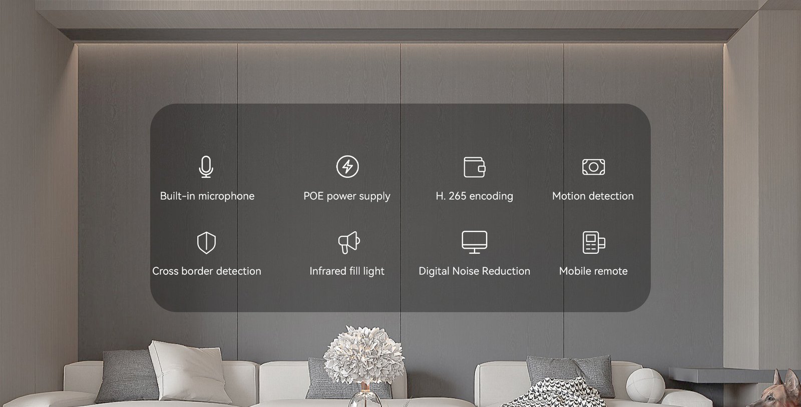 HA-8302 AI HD Panoramic IP Camera 1