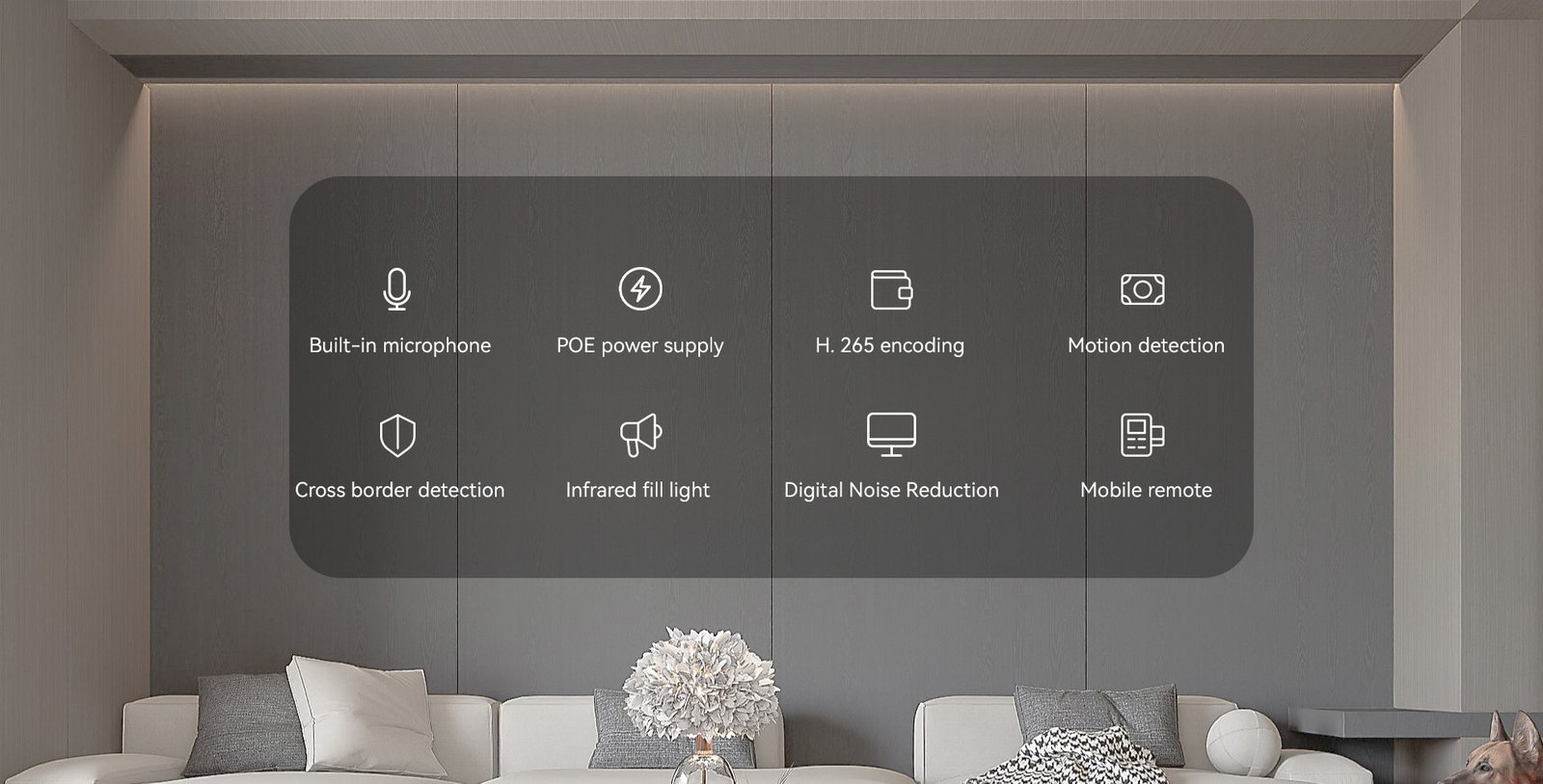 HA-8304 AI HD Panoramic IP Camera 1