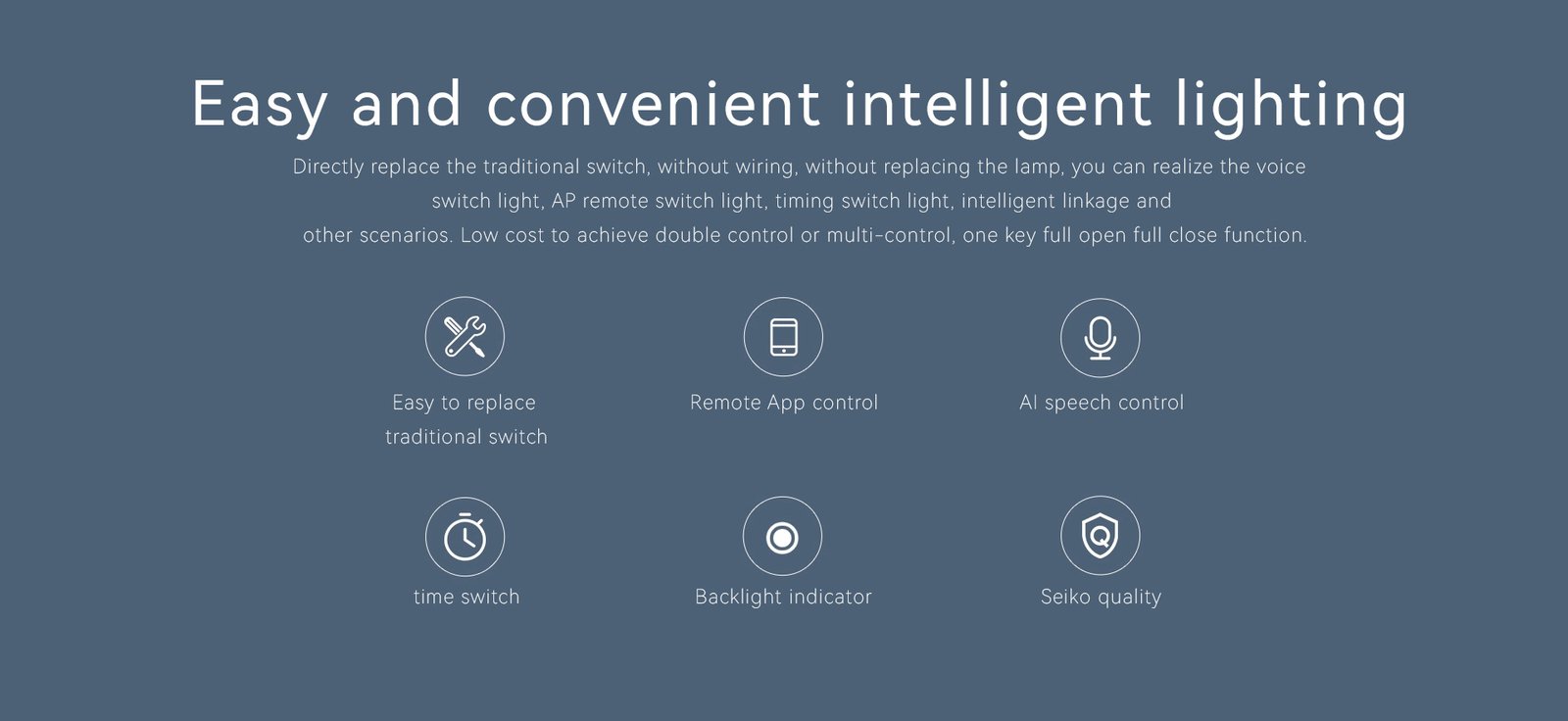 HA01 Smart lighting control switch 2