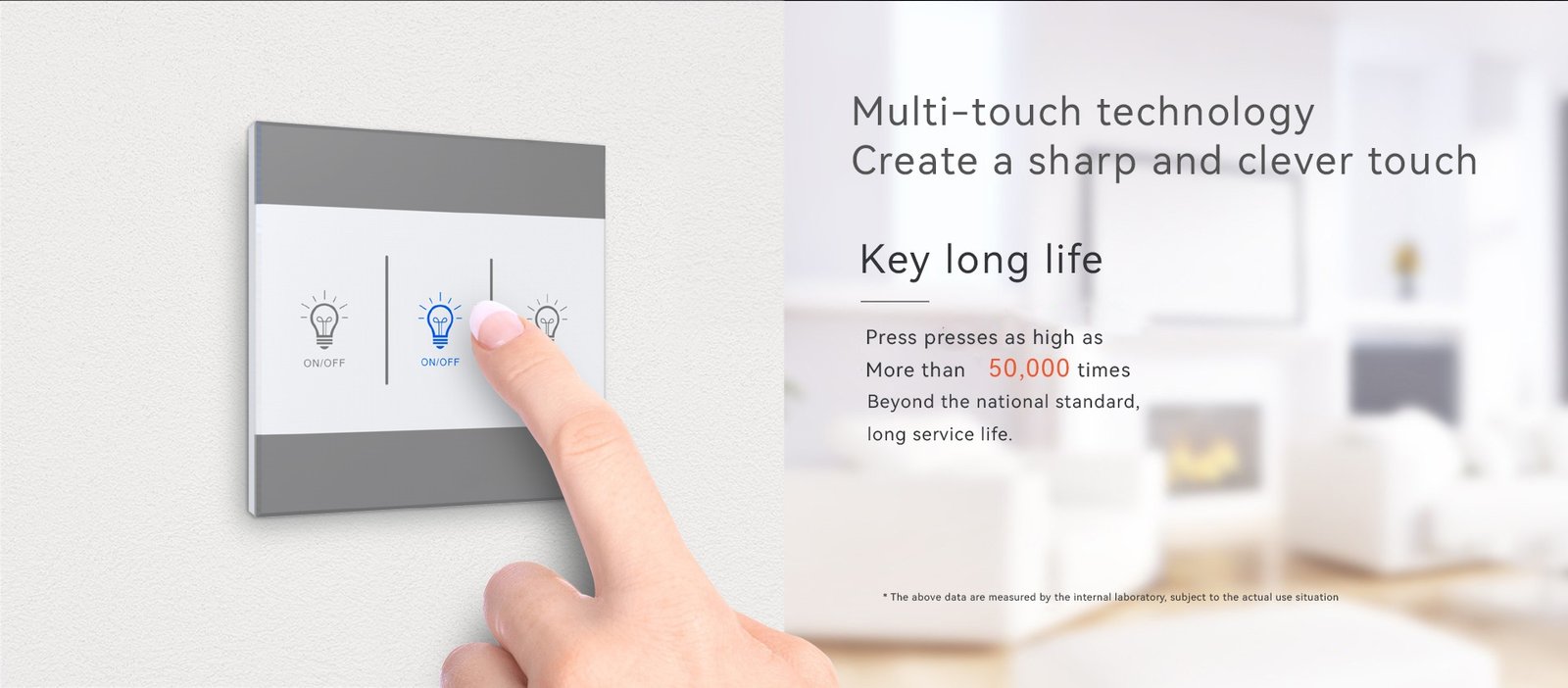 HA01 Smart lighting control switch 4