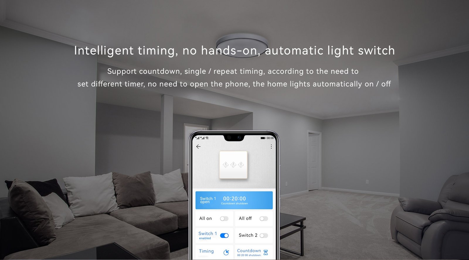 HA02 Intelligent Light Control Switch 7