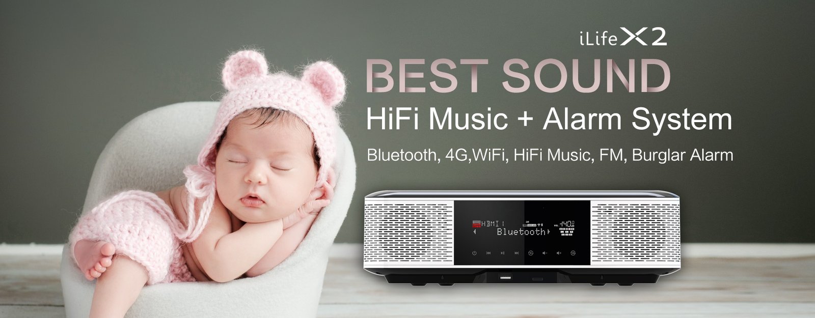 HiFi Music + Security Alarm