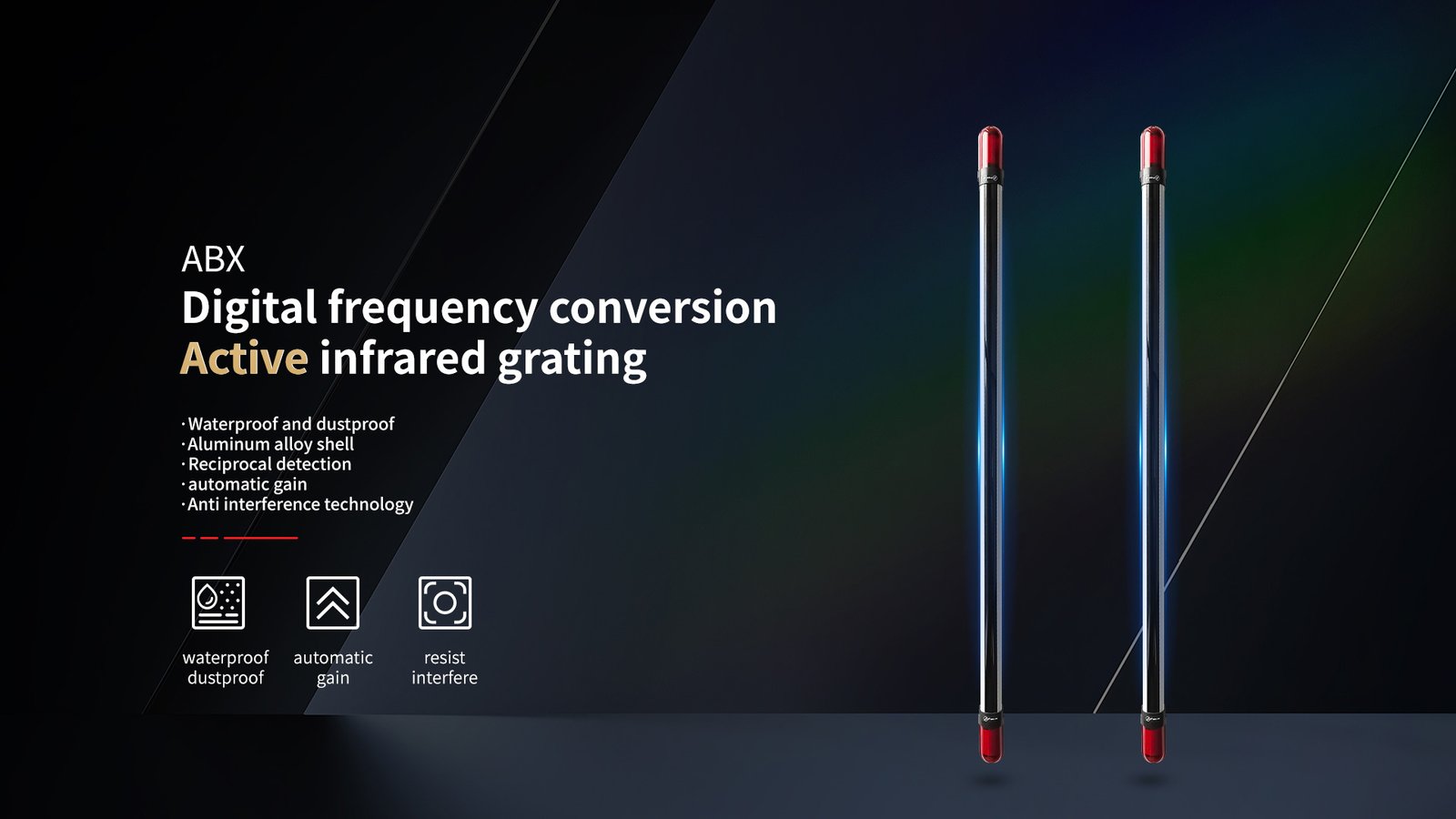 Infrared Fence Style Active Photoelectric Detector