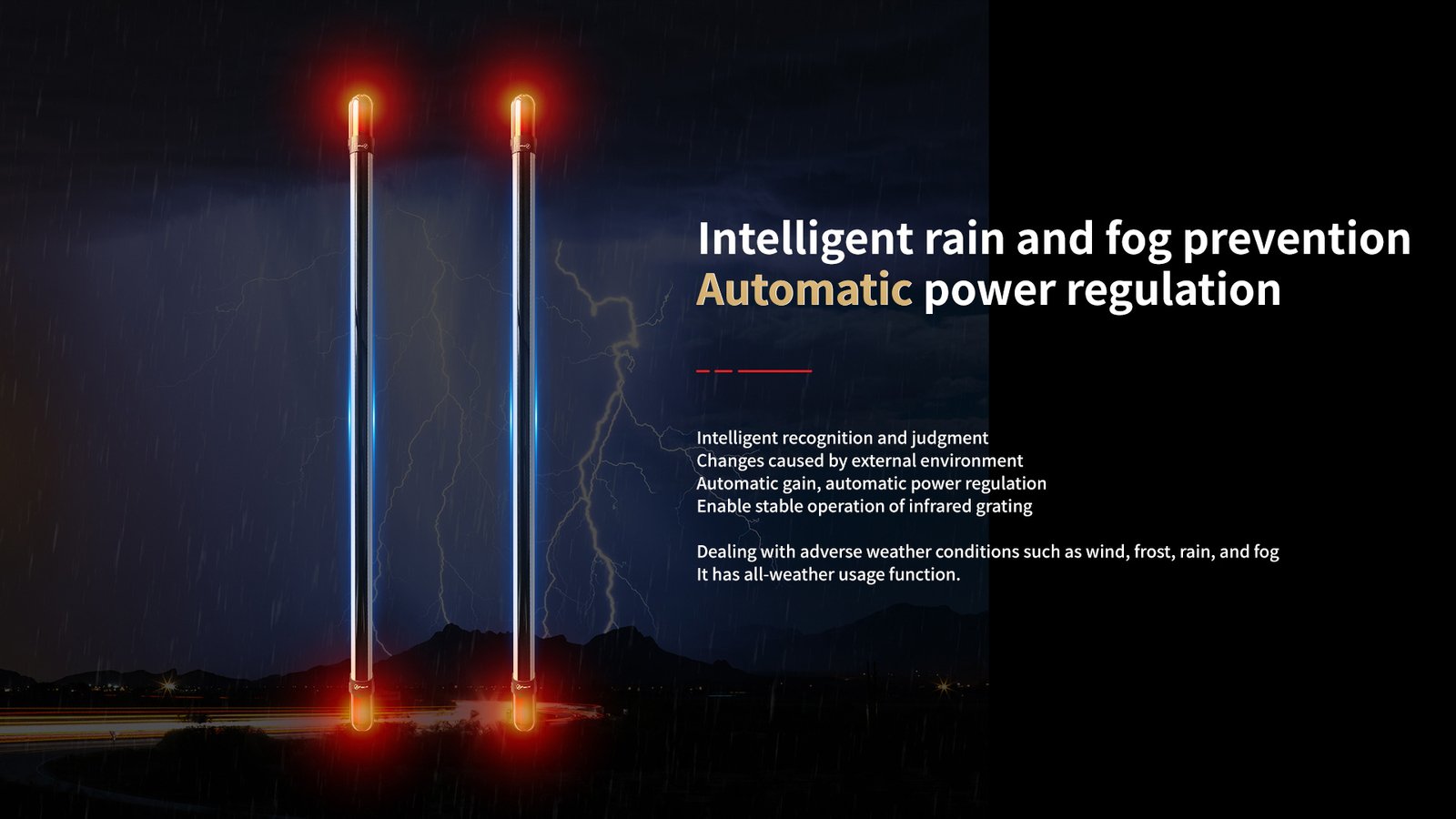 Infrared Fence Style Active Photoelectric Detector 4