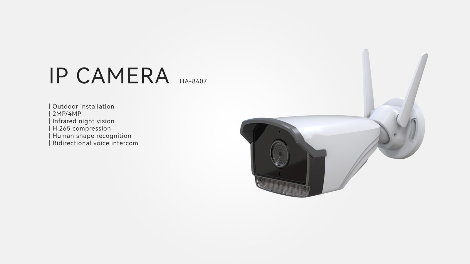 MA-8407 Outdoor AI HD Network Box Camera 1