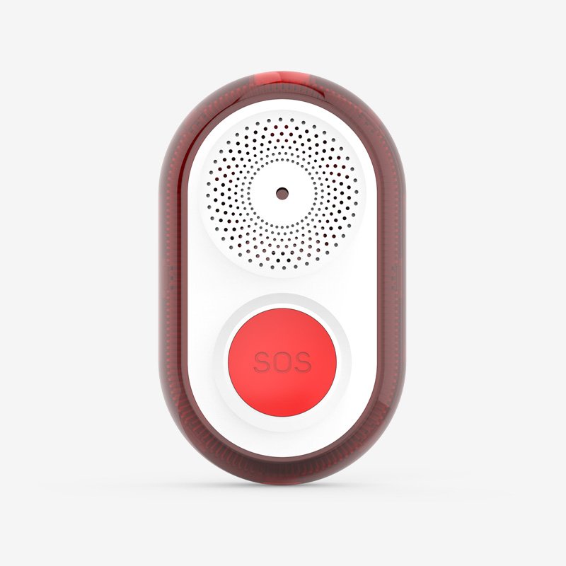 NB-IoT One click Help Sound and Light Alarm