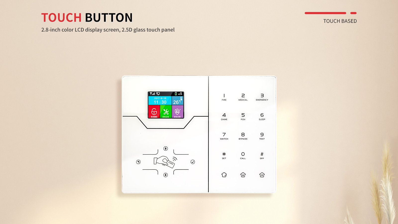 Wi-Fi+4G Smart Home Alarm System 4